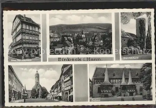 Einbeck Niedersachsen Storchenturm Patrizierhaus Rathaus Kat. Einbeck