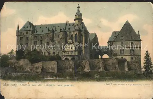 Marburg Lahn Schloss Kat. Marburg