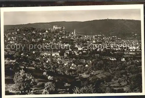 Marburg Lahn Fliegeraufnahme Kat. Marburg