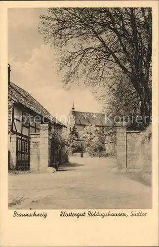 Braunschweig Kloster Riddagshausen Suedtor Kat. Braunschweig