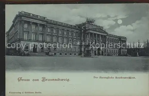 Braunschweig Das Herzoegliche Residenzschloss Kat. Braunschweig