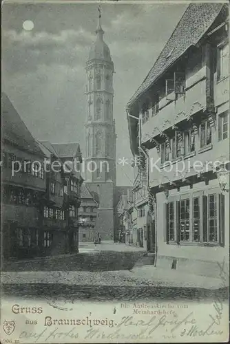 Braunschweig Die Andreaskirche von Meinhardshofe Kat. Braunschweig