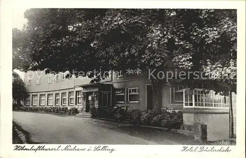 Neuhaus Solling Hotel Duesterdiek Kat. Holzminden