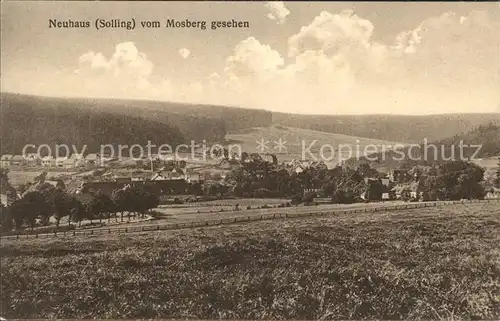 Neuhaus Solling vom Mosberg gesehen Kat. Holzminden