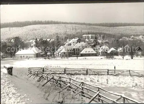 Neuhaus Solling Solling im Winter Kat. Holzminden