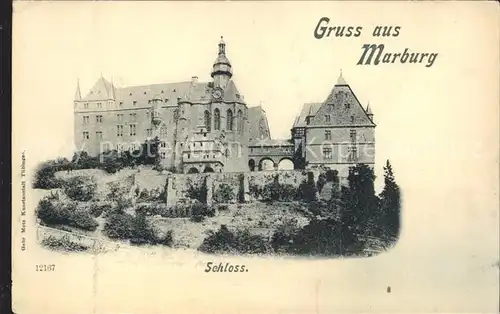 Marburg Lahn Schloss Kat. Marburg