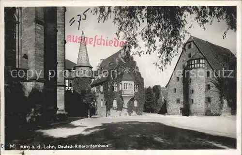 Marburg Lahn Deutsch Ritter Ordenshaus Kat. Marburg