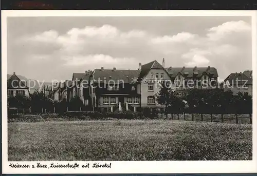 Kreiensen Luisenstrasse mit Hotel zum Leinetal Kat. Kreiensen