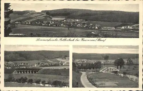 Billerbeck Kreiensen Panorama Viadukt Leinepartie Kat. Kreiensen