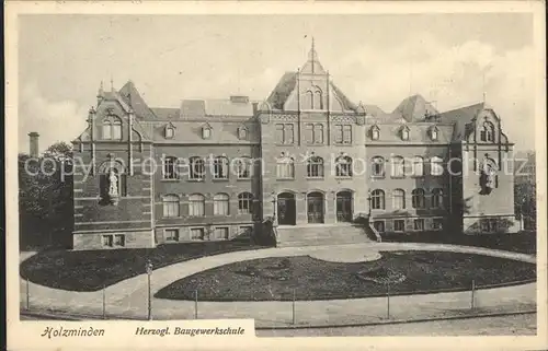 Holzminden Weser Herzogl Baugewerkschule Kat. Holzminden