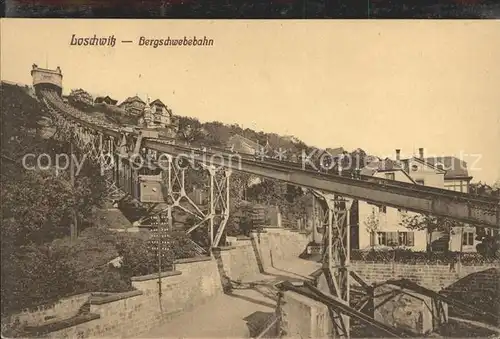 Loschwitz Bergschwebebahn Kat. Dresden