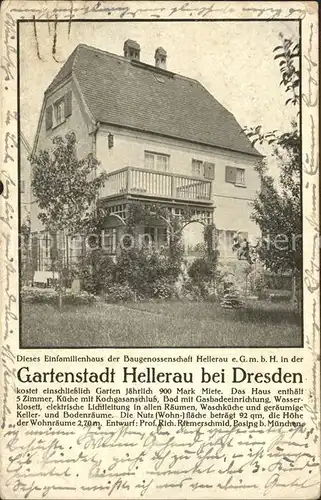 Hellerau Wohnhaus Kat. Dresden