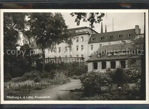 Marburg Lahn Frauenklinik Kat. Marburg