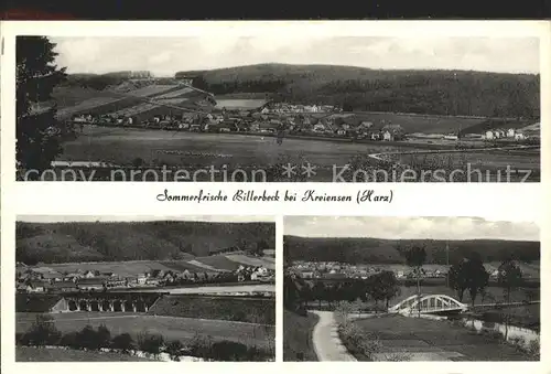 Billerbeck Kreiensen Panorama Viadukt Bruecke Kat. Kreiensen