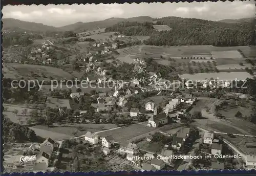 Oberflockenbach Fliegeraufnahme Kat. Weinheim