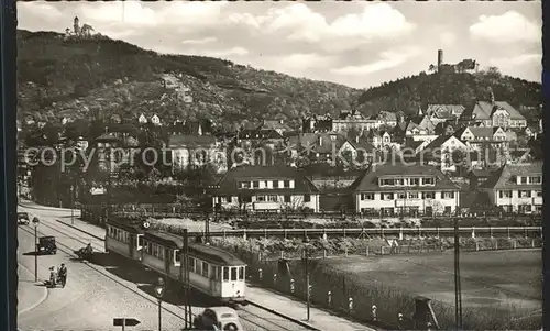 Weinheim Bergstrasse Ortsansicht Wachenburg Ruine Windeck Kat. Weinheim