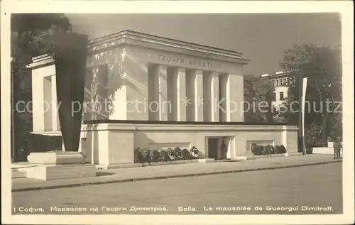 Sofia Sophia Le mausolee de Gueorgui Dimitroff / Sofia /