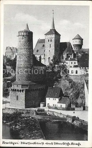 Bautzen Wasserkunst und Michaeliskirche Kat. Bautzen