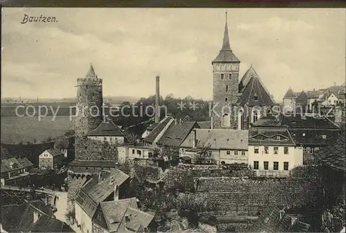 Bautzen Wasserkunst und Michaeliskirche Kat. Bautzen