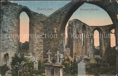 Bautzen Nicolai Ruine Kat. Bautzen