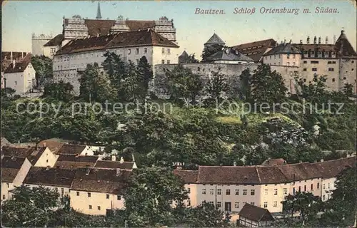 Bautzen Schloss Ortenburg mit Suedau Kat. Bautzen