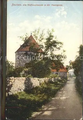 Bautzen Alte Waffenschmiede in der Feuergasse Kat. Bautzen