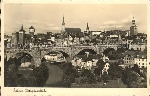 Bautzen Spreepartie Kronprinzenbruecke Kat. Bautzen