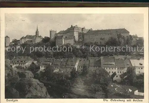 Bautzen Schloss Ortenburg mit Seidau Kat. Bautzen