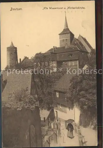 Bautzen Alte Wasserkunst und Michaeliskirche Kat. Bautzen