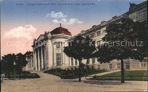 Wien Kuenstlerhaus fuer Industrie und Gewerbe Kat. Wien