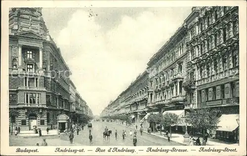 Budapest Andrassy ut Kat. Budapest