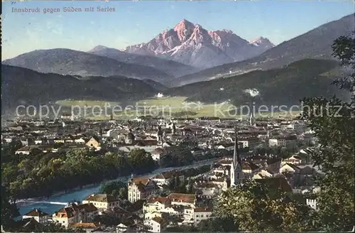 Innsbruck mit Serles Kat. Innsbruck