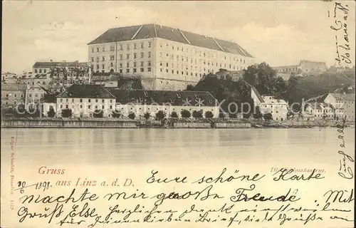 Linz Donau Schlosskaserne Kat. Linz