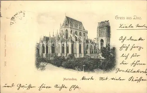 Linz Donau Mariendom Kat. Linz