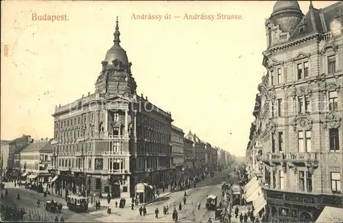 Budapest Andrassy Strasse Kat. Budapest