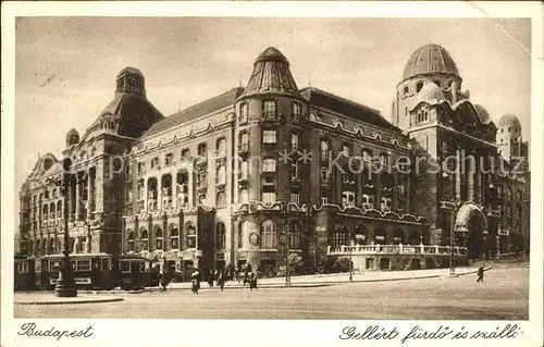 Budapest Gellert fuerdoe es szallo Kat. Budapest