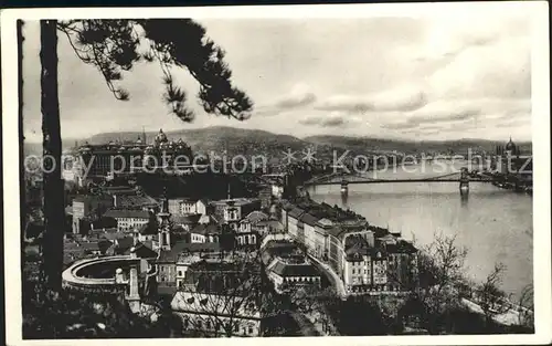 Budapest Donau Panorama Kat. Budapest