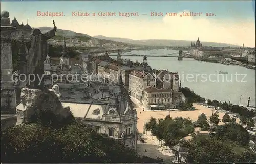 Budapest Blick vom Gellert Kat. Budapest