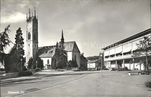 Kuesnacht Ortsansicht Kirche Kat. Kuesnacht