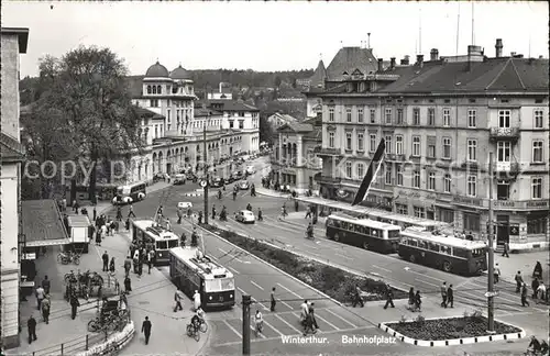 Winterthur Bahnhofplatz Kat. Winterthur