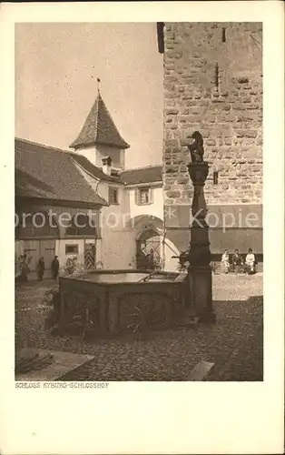 Kyburg Schloss Kyburg Schlosshof Brunnen Kat. Kyburg