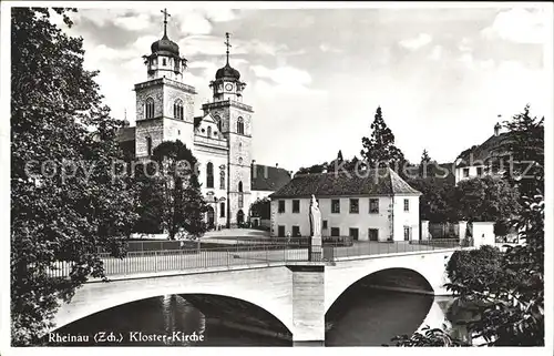 Rheinau ZH Kloster Kirche Kat. Rheinau
