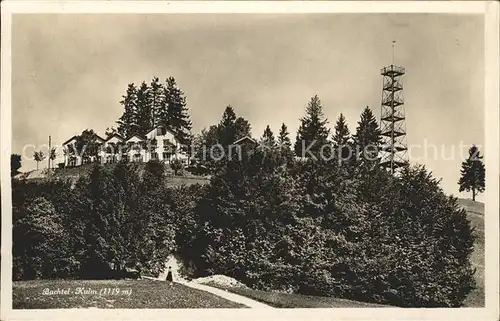 Bachtel Kulm mit Aussichtsturm Kat. Bachtel