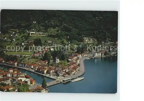 Ponte Tresa Fliegeraufnahme Kat. Ponte Tresa