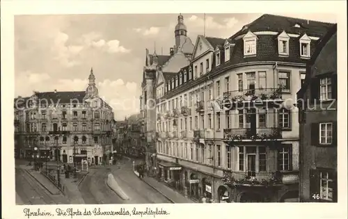 Pforzheim Leopoldsplatz Kat. Pforzheim