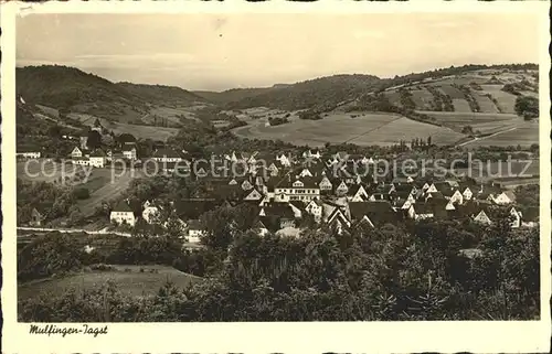 Mulfingen Jagst Fliegeraufnahme Kat. Mulfingen