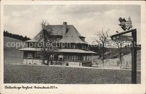 Waldenburg Wuerttemberg Andreasbaude Kat. Waldenburg