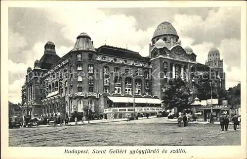 Budapest Szent Gellert gyogyfuerdoe es szallo Kat. Budapest