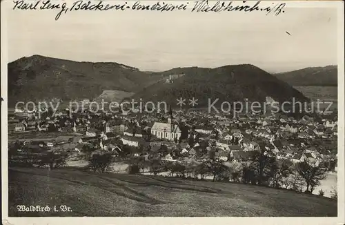 Waldkirch Breisgau Fliegeraufnahme Kat. Waldkirch