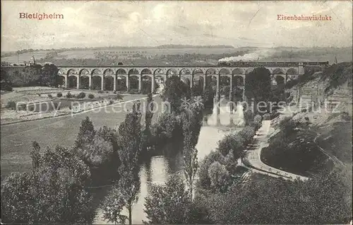 Bietigheim Baden Eisenbahnviadukt Kat. Bietigheim